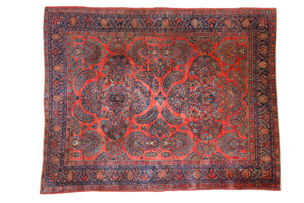Vintage American Sarouk Carpet // ONH Item: 12639