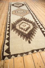 3.5x11.5 Vintage Kurd Rug Runner