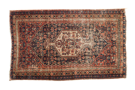 2x3.5 Antique Senneh Rug