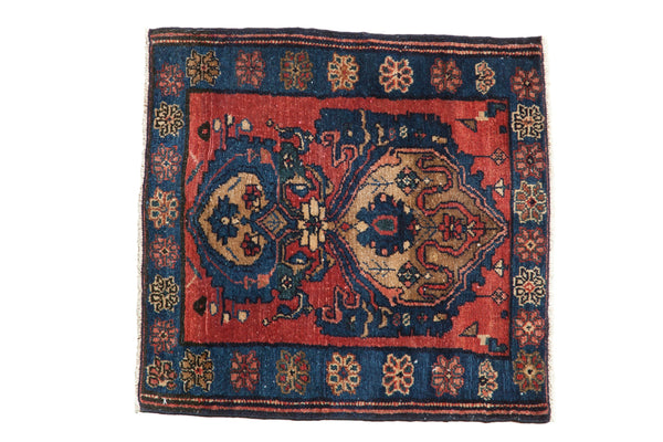 Antique Fine Malayer Square Rug Mat // ONH Item: 12649