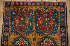 2x2.5 Antique Fine Farahan Sarouk Square Rug Mat