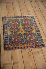 2x2.5 Antique Fine Farahan Sarouk Square Rug Mat