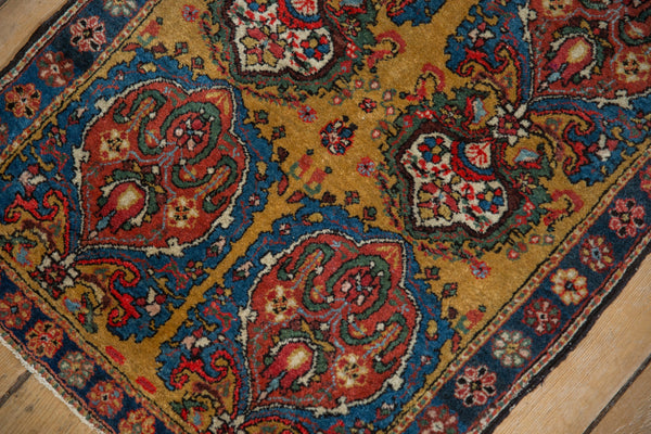 Antique Fine Farahan Sarouk Square Rug Mat // ONH Item: 12650, Image 5