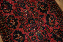 2x2.5 Vintage Fine Sarouk Square Rug Mat