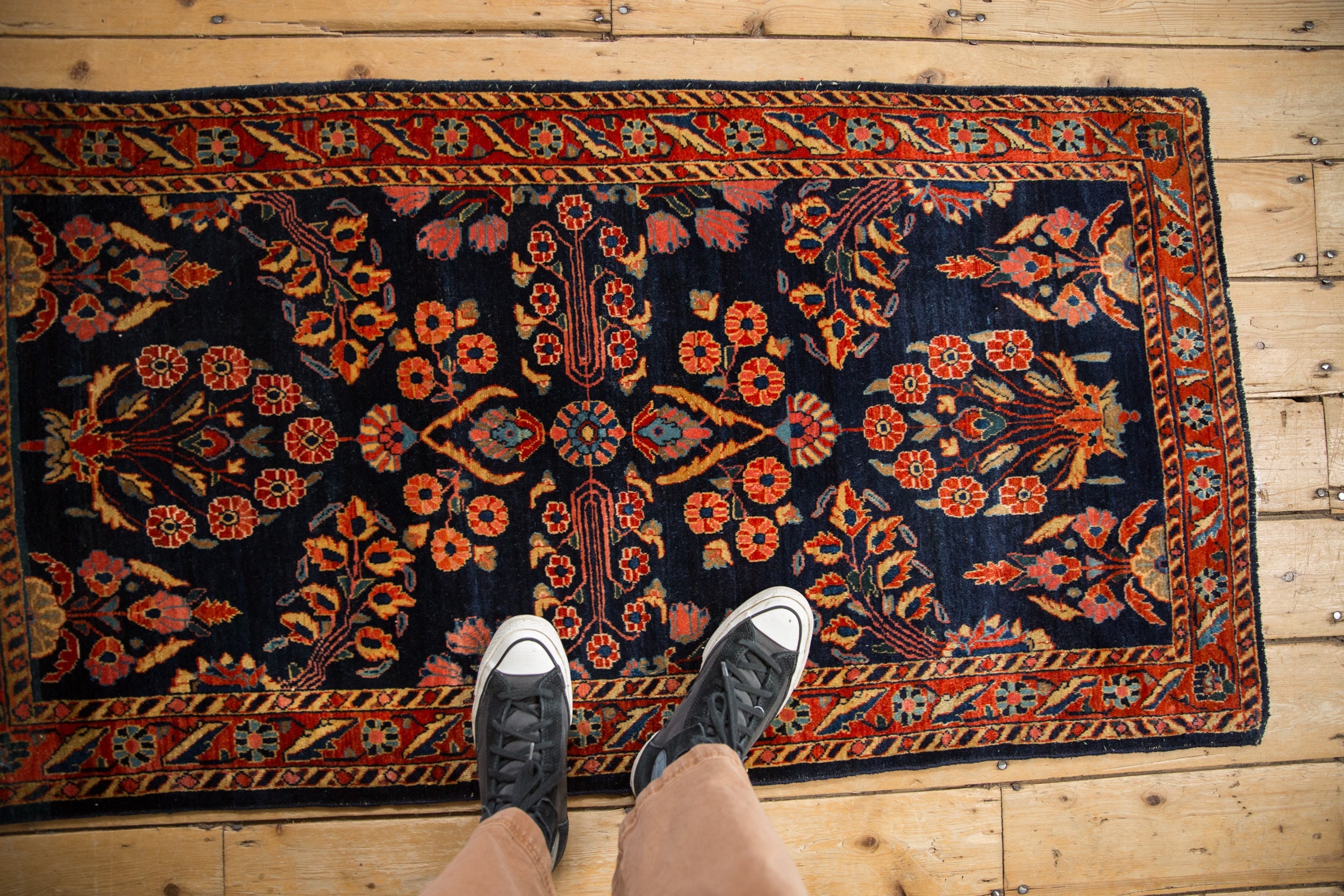 Antique Mohajeran Sarouk Rug Runner // ONH Item: 12658, Image 1