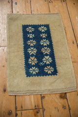 1.5x2 Vintage Distressed Oushak Square Rug Mat