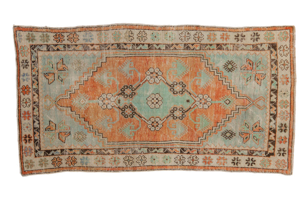 Vintage Distressed Oushak Rug Runner // ONH Item: 12664