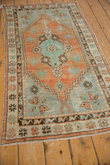 2.5x5 Vintage Distressed Oushak Rug Runner