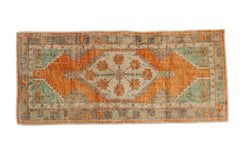 2.5x5.5 Vintage Distressed Oushak Rug Runner