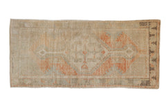 2.5x5.5 Vintage Distressed Oushak Rug Runner