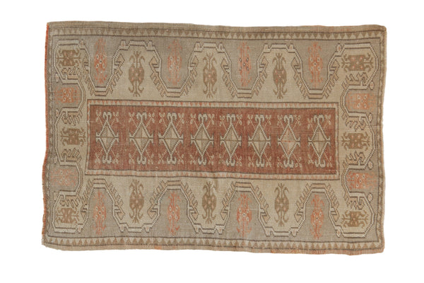 Vintage Distressed Melas Rug // ONH Item: 12670