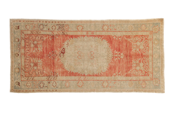 Vintage Distressed Oushak Rug Runner // ONH Item: 12672