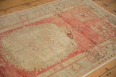 3x6.5 Vintage Distressed Oushak Rug Runner