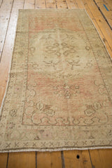 3x5.5 Vintage Distressed Oushak Rug