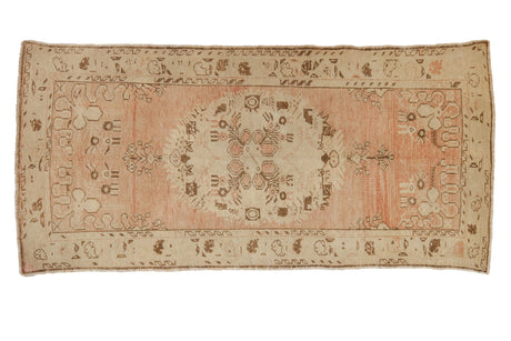 Vintage Distressed Oushak Rug Runner // ONH Item: 12676