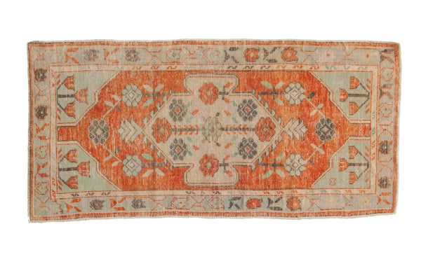 Vintage Distressed Oushak Rug Runner // ONH Item: 12677
