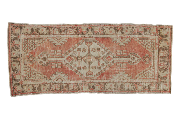 Vintage Distressed Oushak Rug Runner // ONH Item: 12679