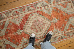 2.5x5.5 Vintage Distressed Oushak Rug Runner