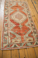 2.5x5.5 Vintage Distressed Oushak Rug Runner