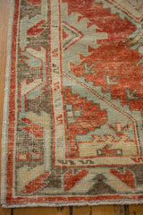 2.5x5.5 Vintage Distressed Oushak Rug Runner