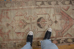 2.5x5.5 Vintage Distressed Oushak Rug Runner