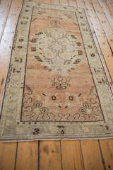 3x6.5 Vintage Distressed Oushak Rug Runner