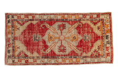 2.5x5.5 Vintage Distressed Oushak Rug Runner