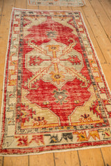 2.5x5.5 Vintage Distressed Oushak Rug Runner