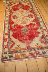 2.5x5.5 Vintage Distressed Oushak Rug Runner