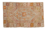 2.5x4 Vintage Distressed Oushak Rug