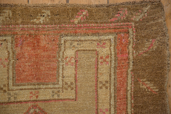 Vintage Distressed Kars Square Rug // ONH Item: 12696, Image 2