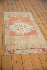 RESERVED 2.5x5 Vintage Distressed Oushak Rug Runner