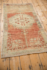 RESERVED 2.5x5 Vintage Distressed Oushak Rug Runner