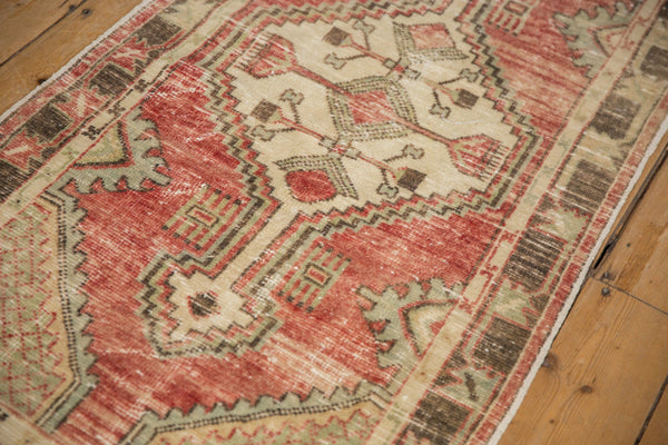 Vintage Distressed Oushak Rug Runner // ONH Item: 12698, Image 4