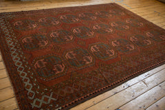 7.5x10 Vintage Distressed Ersari Carpet