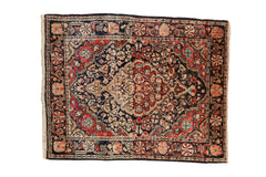 2x3 Vintage Josan Sarouk Rug Mat