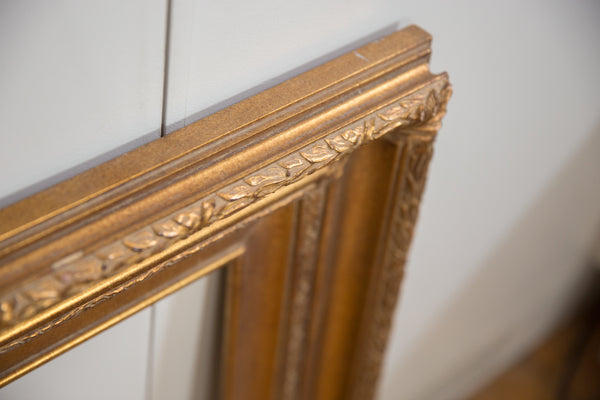 Vintage Golden Wood Picture Frame // ONH Item 12714, Image 4
