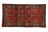 3.5x6.5 Vintage Fine Hamadan Rug