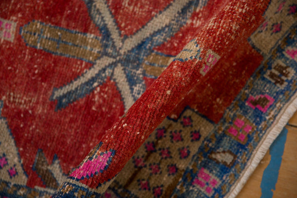 Vintage Distressed Oushak Square Rug Mat // ONH Item: 12720, Image 7