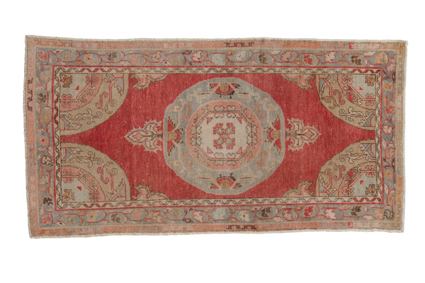 Vintage Distressed Oushak Rug Runner // ONH Item: 12749