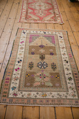 2.5x4.5 Vintage Distressed Oushak Rug