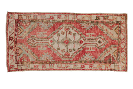 Vintage Distressed Oushak Rug Runner // ONH Item: 12751