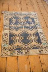 2x3.5 Vintage Distressed Oushak Rug