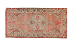 2.5x5 Vintage Distressed Oushak Rug Runner