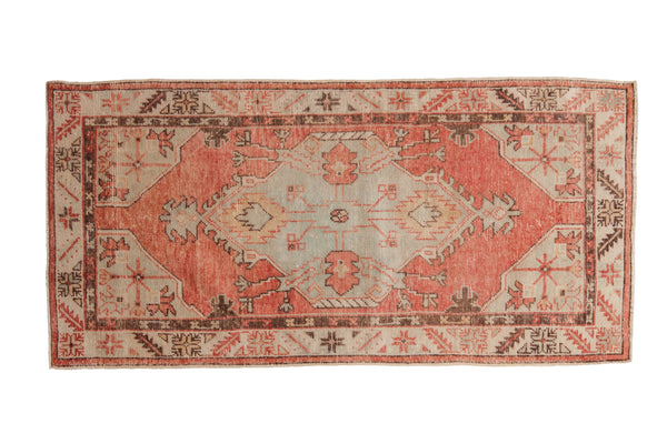 Vintage Distressed Oushak Rug Runner // ONH Item: 12756