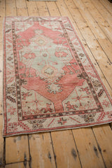 2.5x5.5 Vintage Distressed Oushak Rug Runner