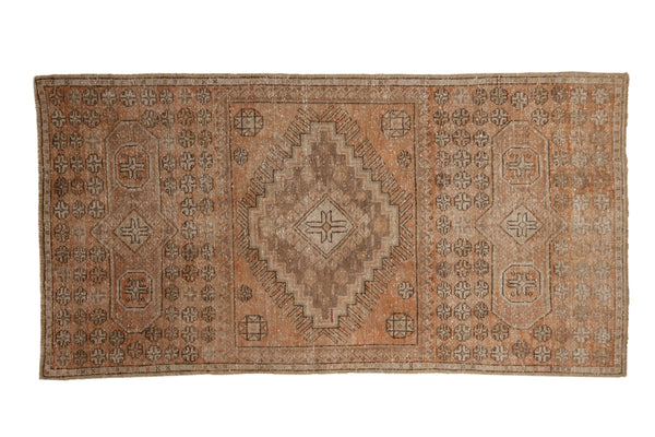 Vintage Distressed Oushak Rug Runner // ONH Item: 12757