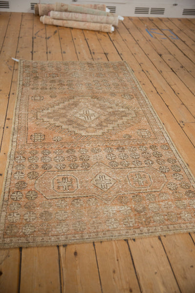 Vintage Distressed Oushak Rug Runner // ONH Item: 12757, Image 4