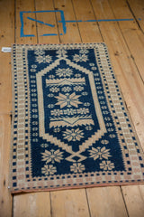 2x3.5 Vintage Distressed Oushak Rug