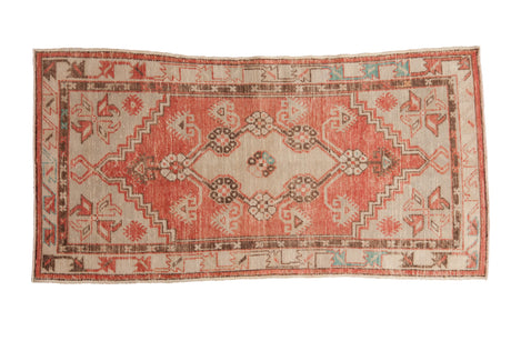 Vintage Distressed Oushak Rug Runner // ONH Item: 12760